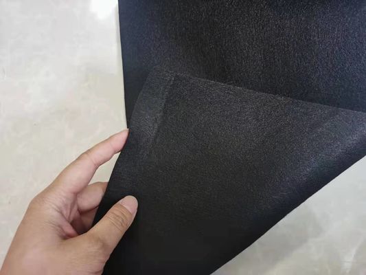 Θερμικά συνδεδεμένο μη υφασμένο ύφασμα από πολυεστέρα, υφάσματα ενεργού άνθρακα για GAOXIN Black