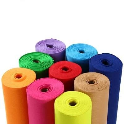 Χρωματιστά χριστουγεννιάτικα δέντρα DIY Φίλτου μη υφασμένο ύφασμα σε 1mm-5mm πάχος με Spunlace