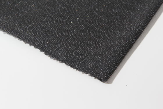 Υφαντικό μαύρο 100% πολυεστέρα Tricot Warp πλεκτό σύνδεσμο ύφασμα