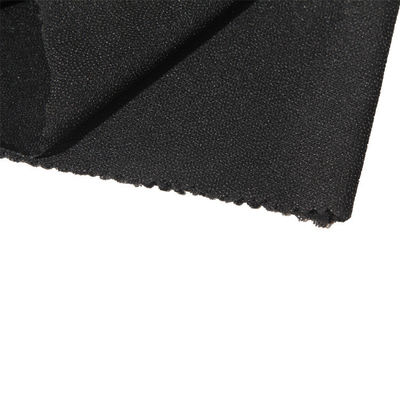 Υφαντικό μαύρο 100% πολυεστέρα Tricot Warp πλεκτό σύνδεσμο ύφασμα